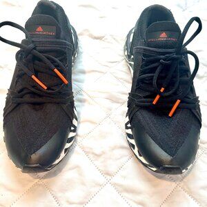 Stella McCartney Adidas Ultraboost 20 Women's Sneakers, Black/White Zebra, 8.5